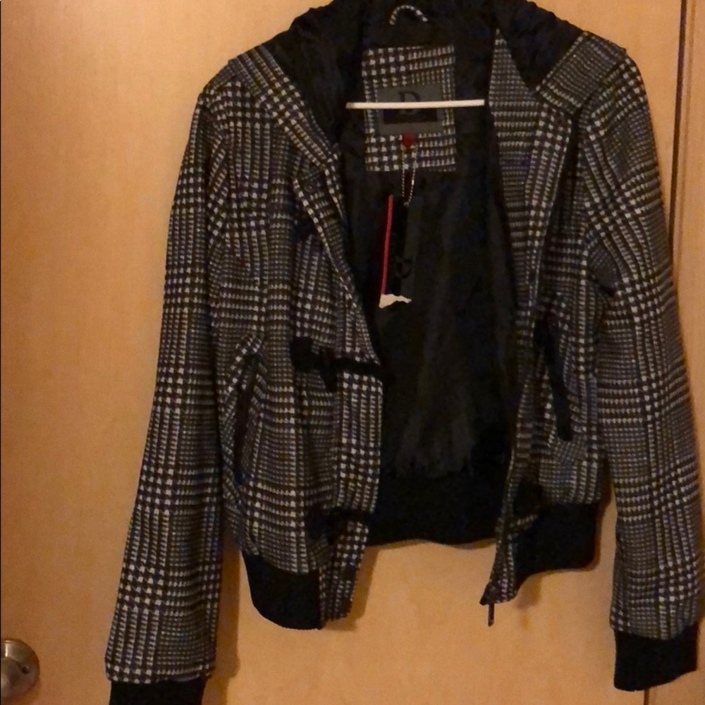 Black and white Jacket
